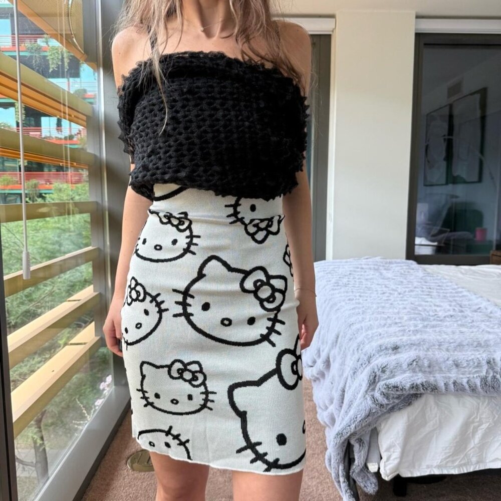 Chet Lo X Sanrio Spike Knit Hello Kitty Dress - Picture 2 of 5
